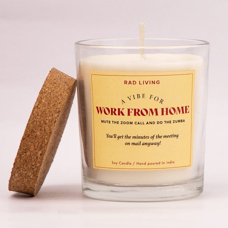 Work From Home - Cappuccino Scented Candle