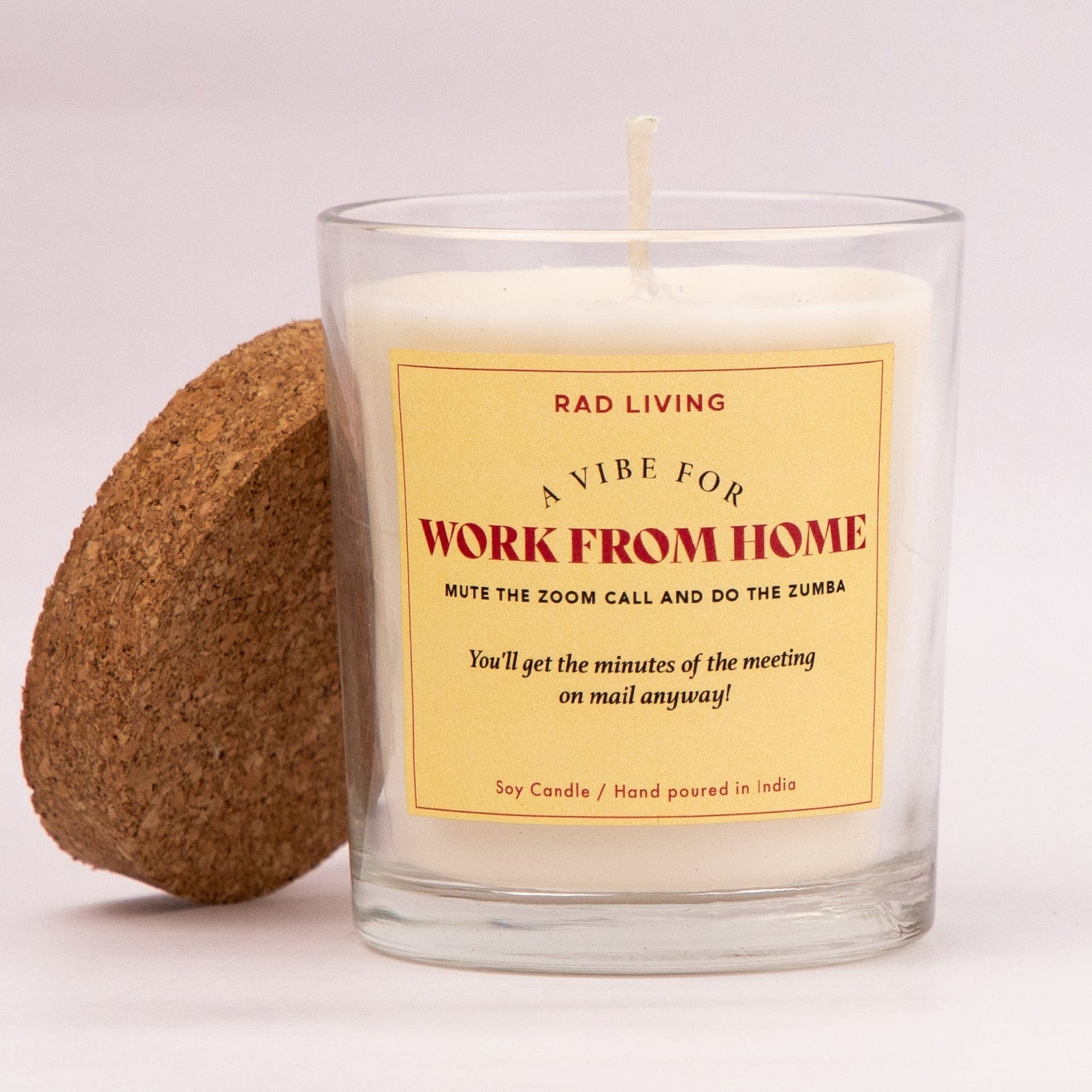 Work From Home - Cappuccino Scented Candle