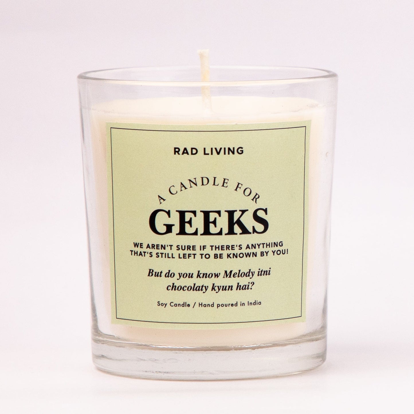 Geeks - Sweet Musk Scented Candle