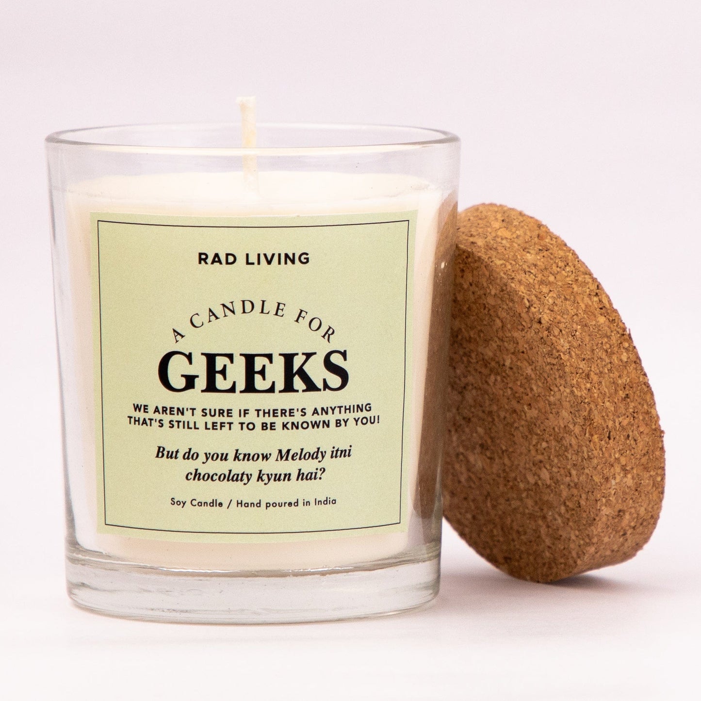 Geeks - Sweet Musk Scented Candle