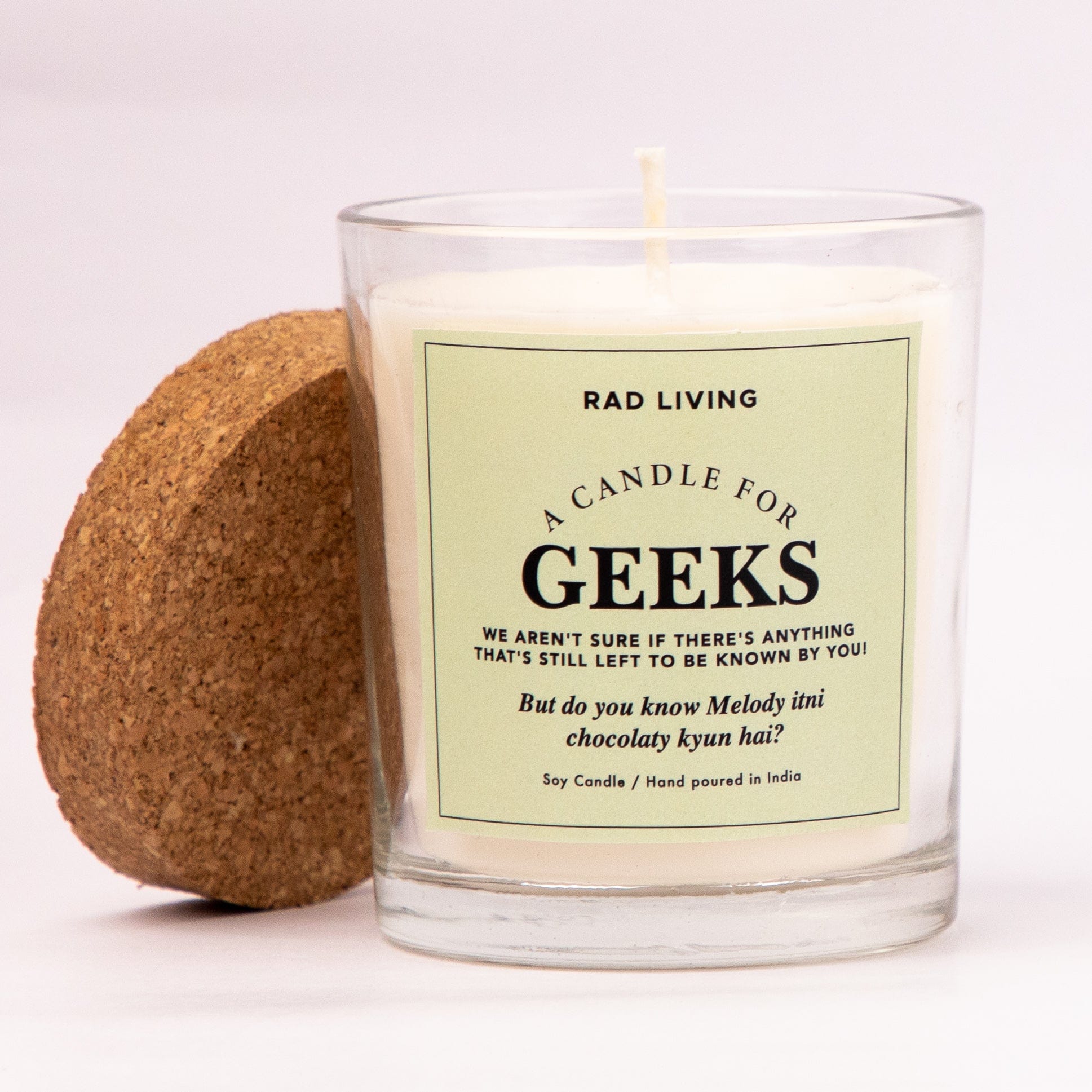 Geeks - Sweet Musk Scented Candle