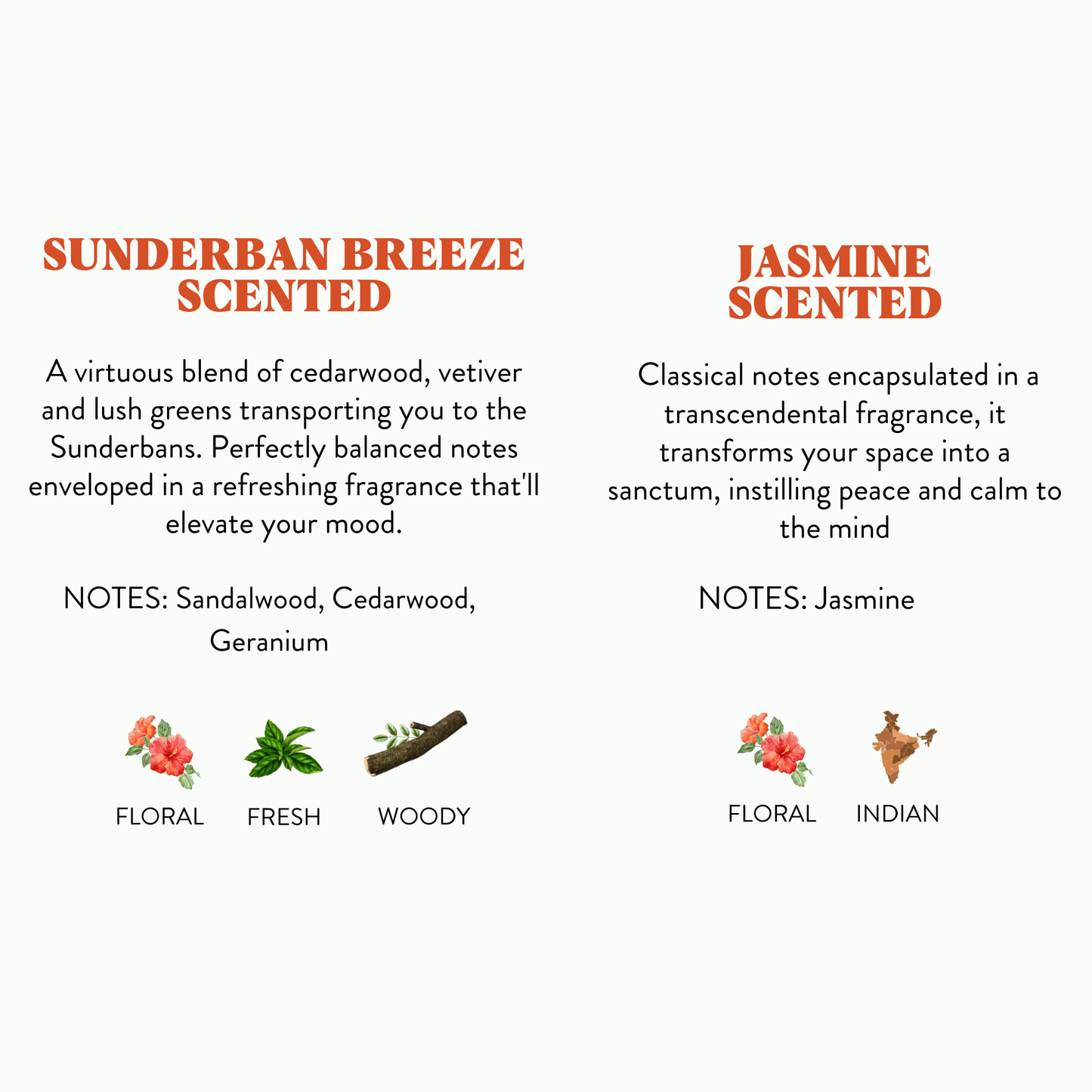 Ibaadat - Set of 2 Votive Candles (Jasmine and Sunderban Breeze Scented)