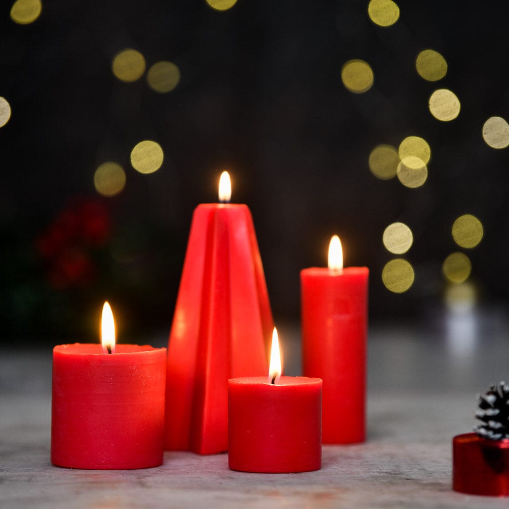 Set of 4 - Christmas Corner Candles