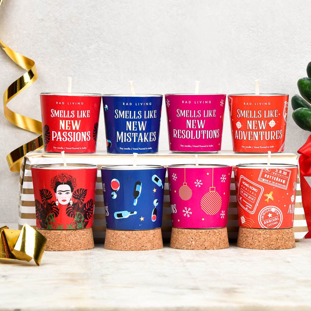 One Day At A Time - Set of 4 Scented Votive Candles