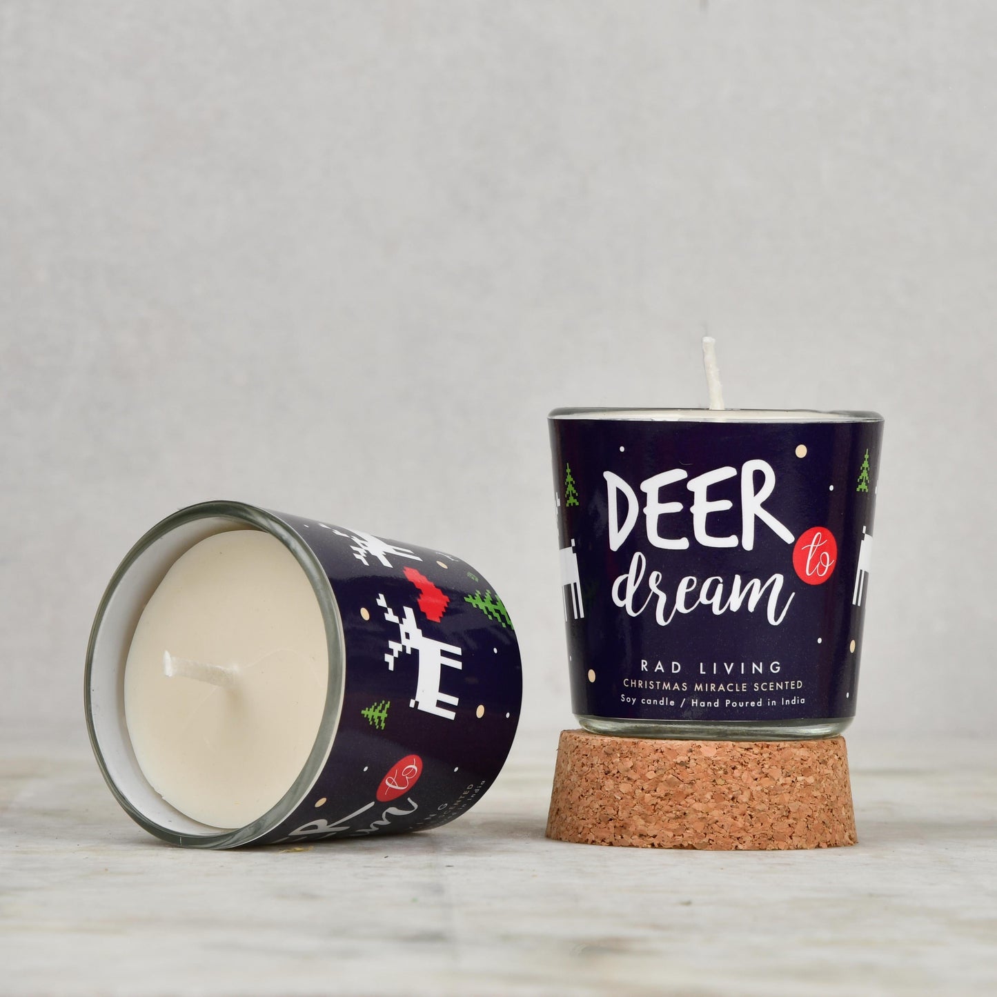 Set of 4 Scented Votive Candles - Oh What Fun!