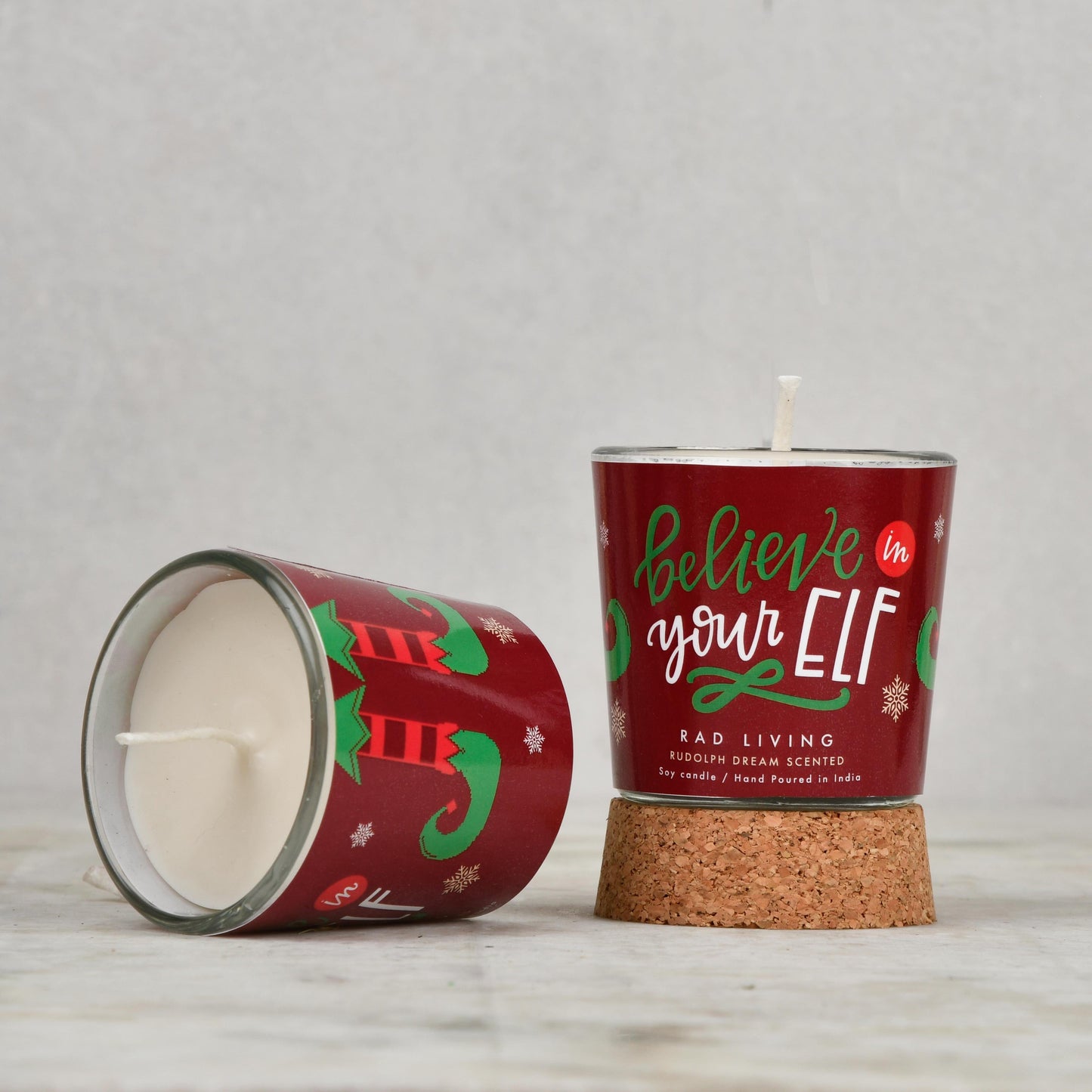 Set of 4 Scented Votive Candles - Oh What Fun!