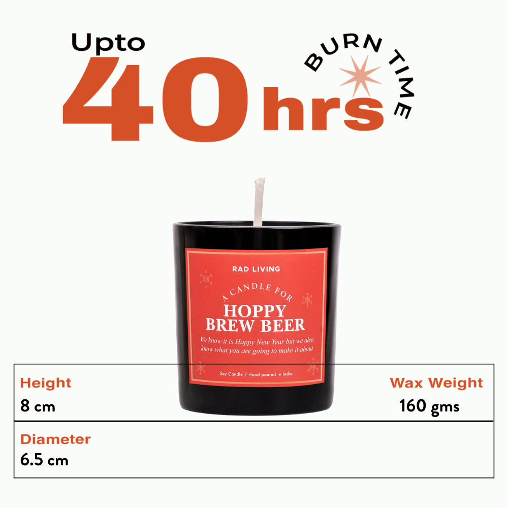 Hoppy Brew Beer - Beachwood Scented Candle