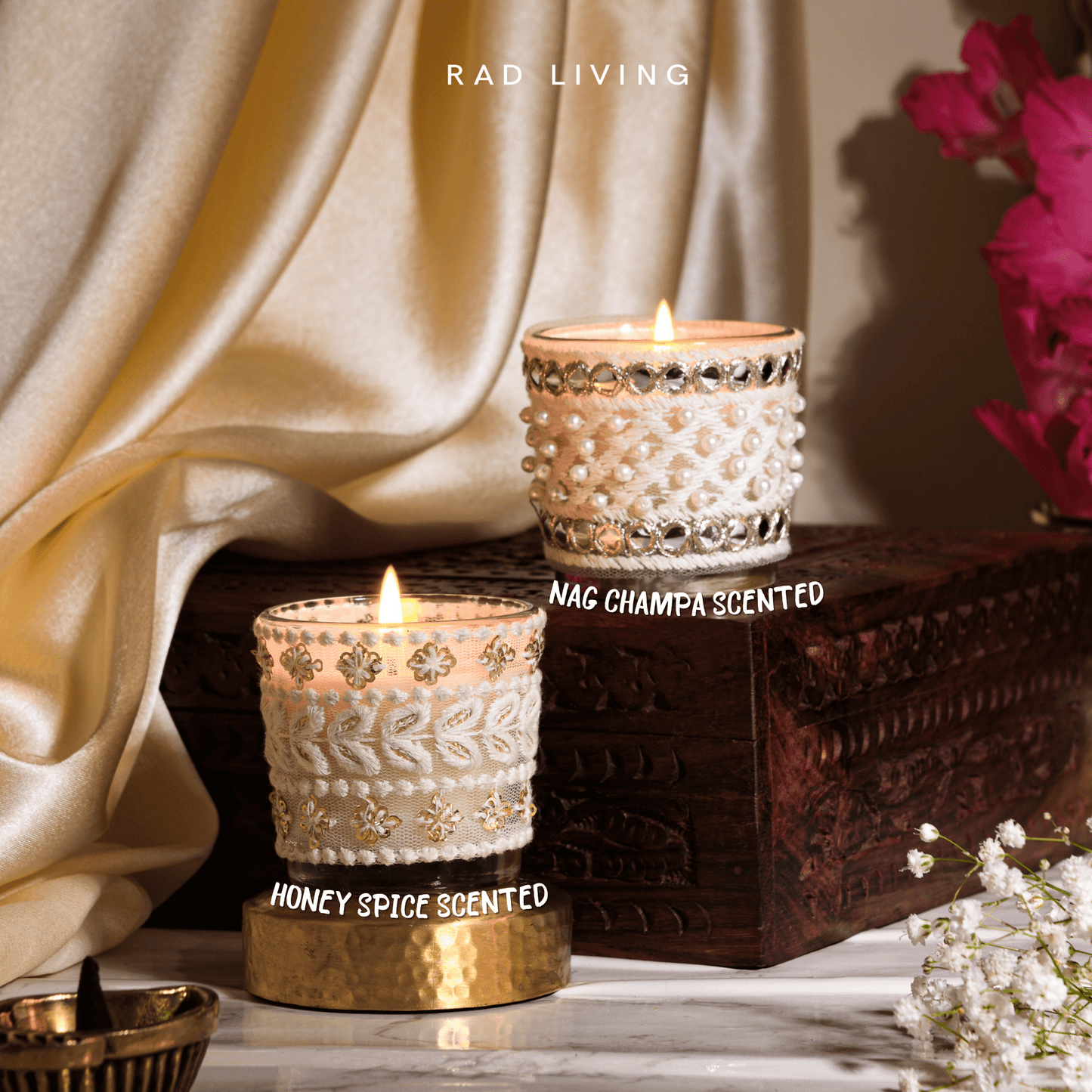 Ibaadat - Set of 4 Scented Votive Candles
