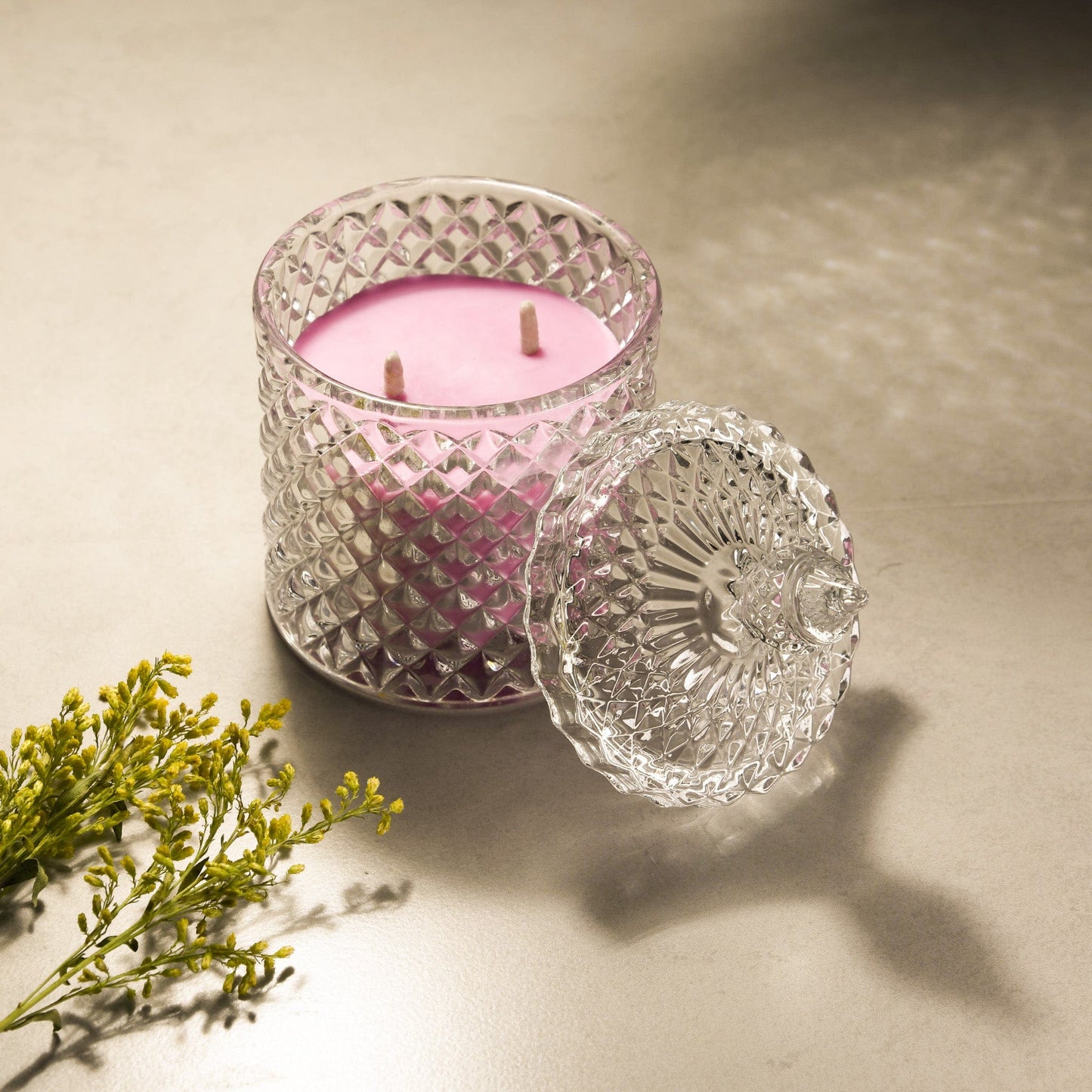 Illuminate - Jasmine Scented 2 Wick Candle jar