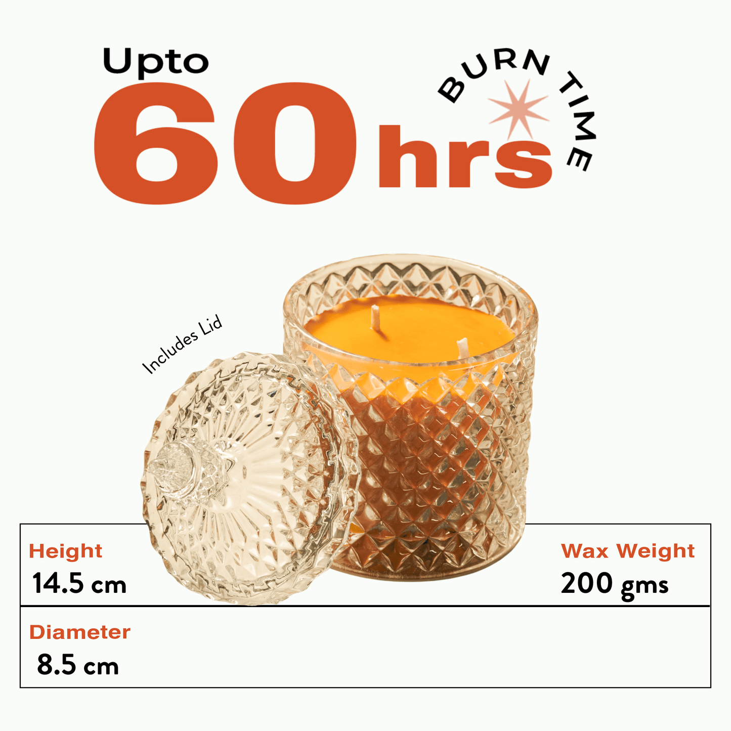 Illuminate - Sandalwood & Rose Scented 2 Wick Candle jar