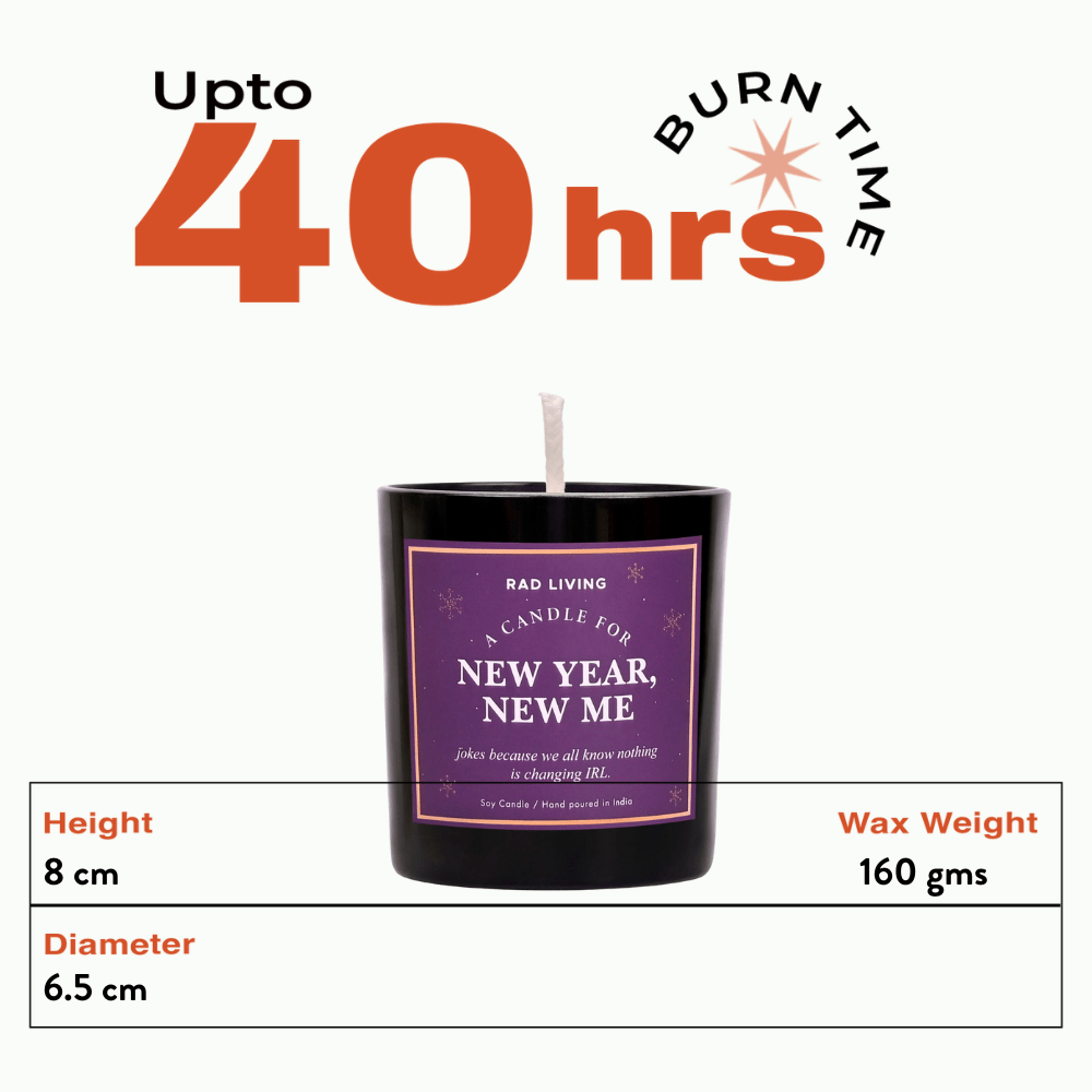 New Year, New Me - Sweet Plum Wine Scented Candle