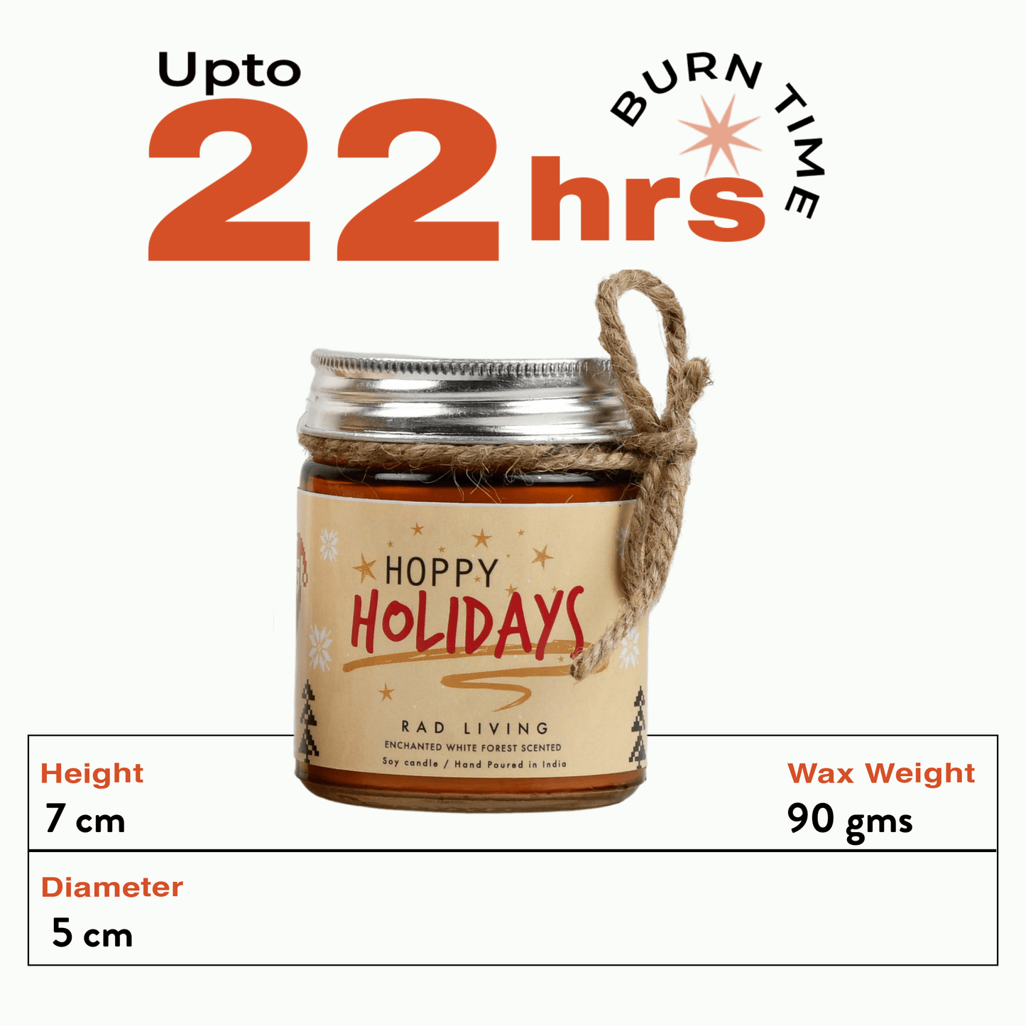 Oh What Fun! - Set of 2 Scented Candle Jars with Lid