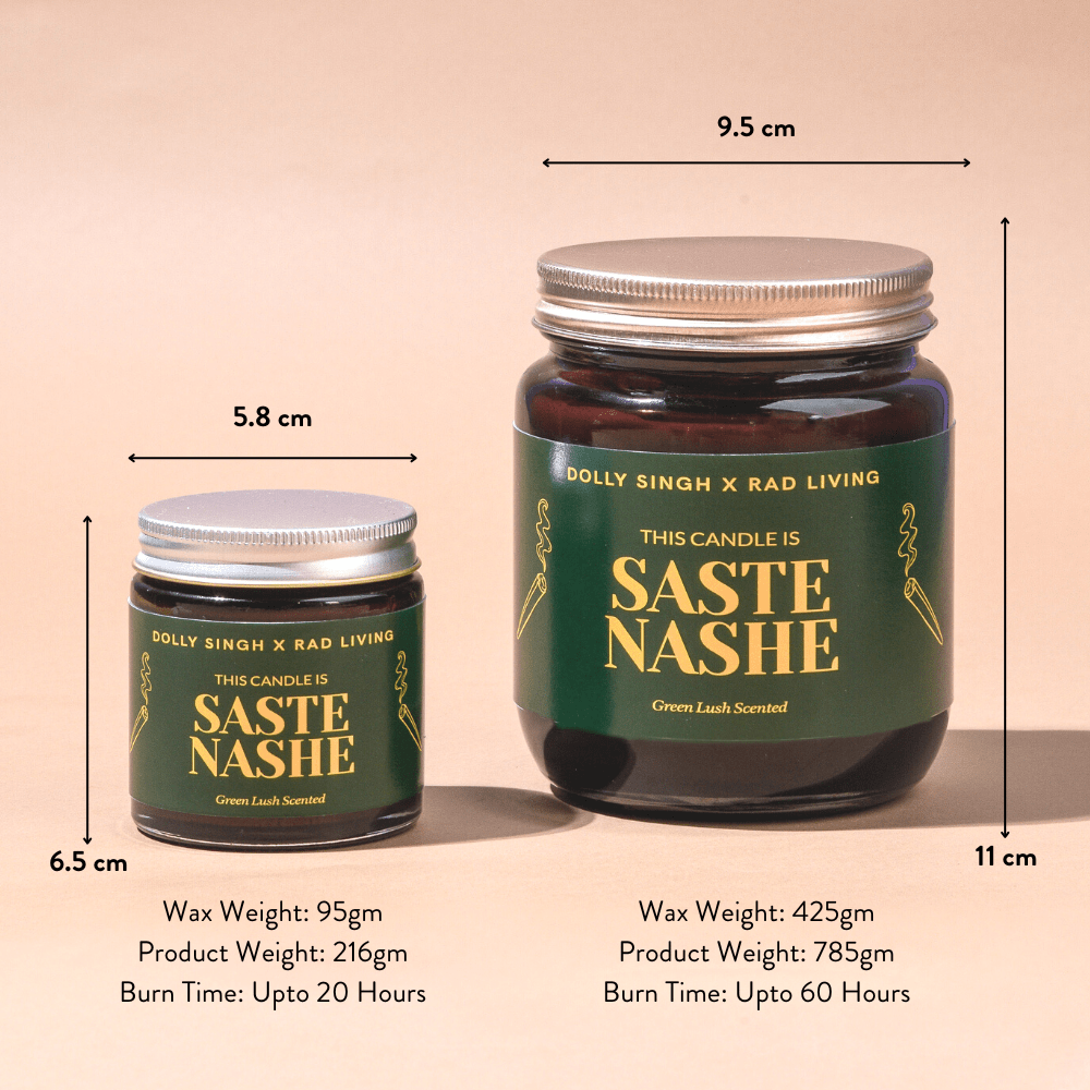 Saste Nashe - Green Lush Scented Candle
