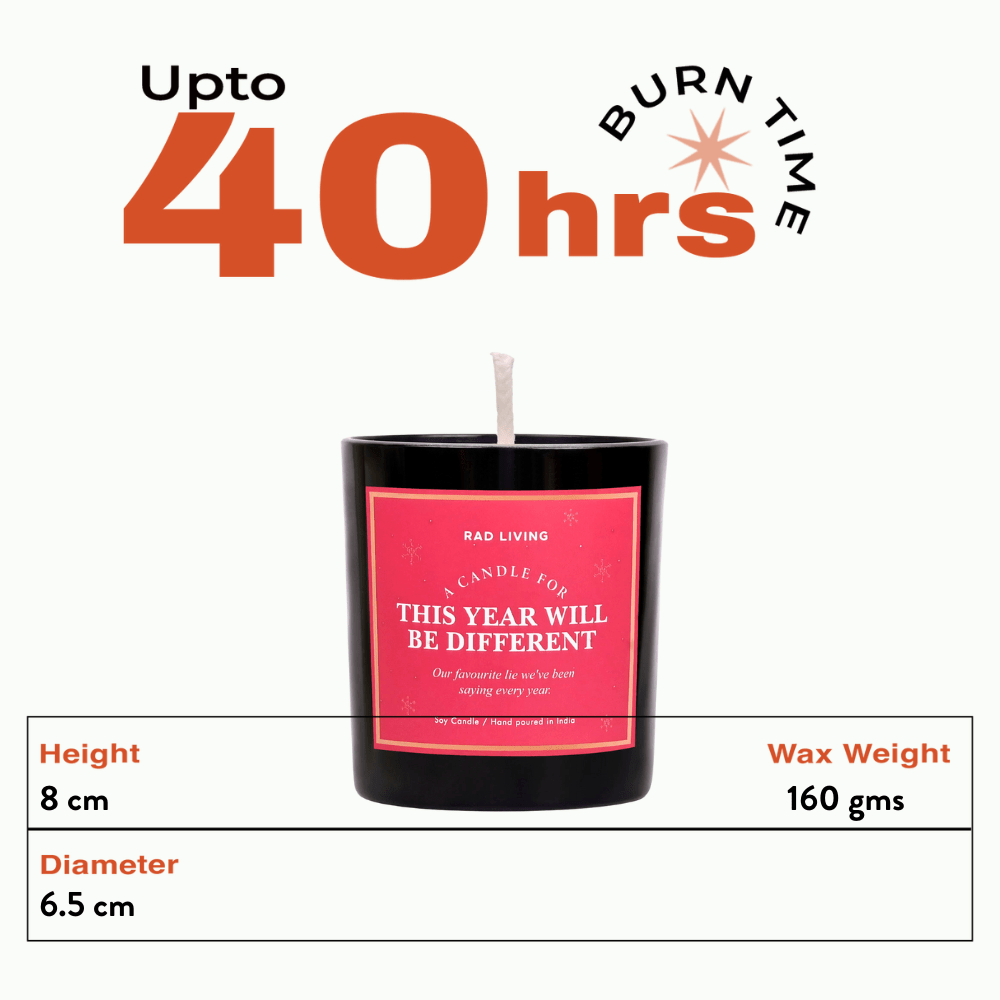 This Year Will Be Different - Saltwater Sea musk Scented Candle