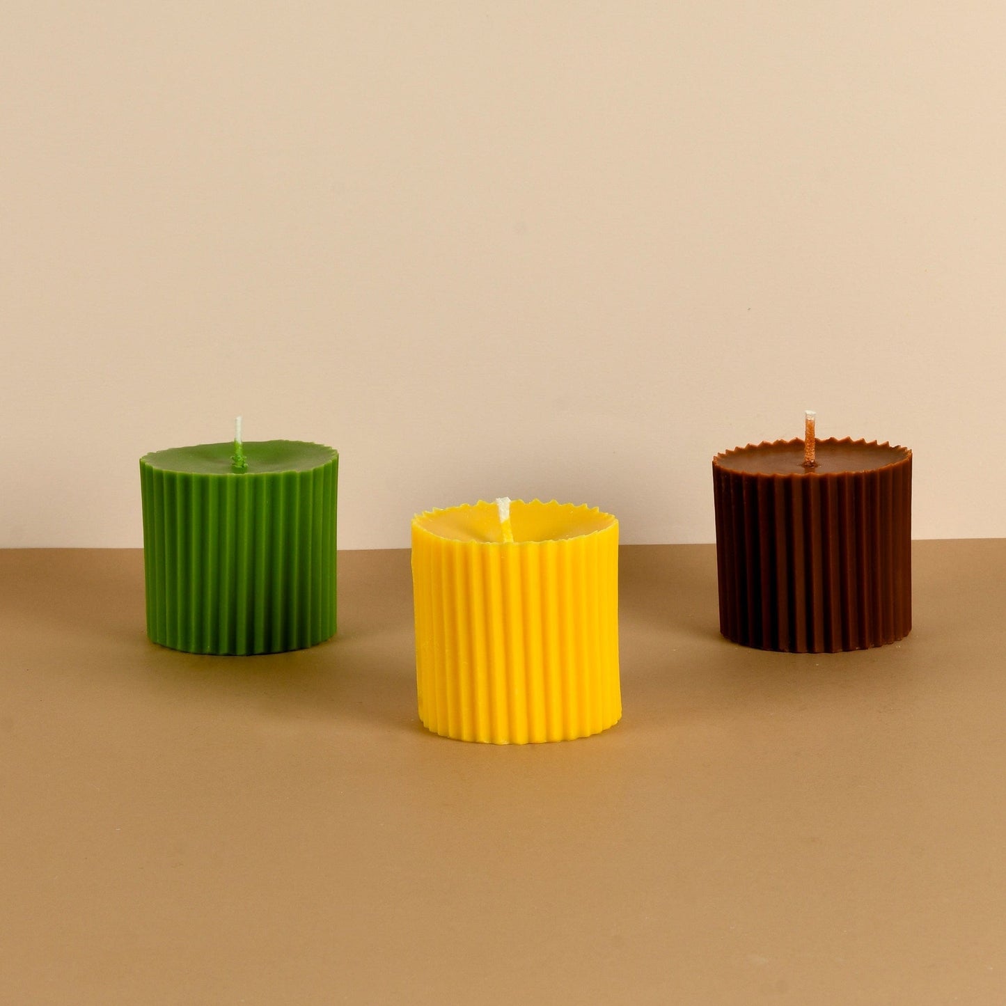 Combo of 3 Scented Multicoloured 'Faith' Candles - 4 Colour Options