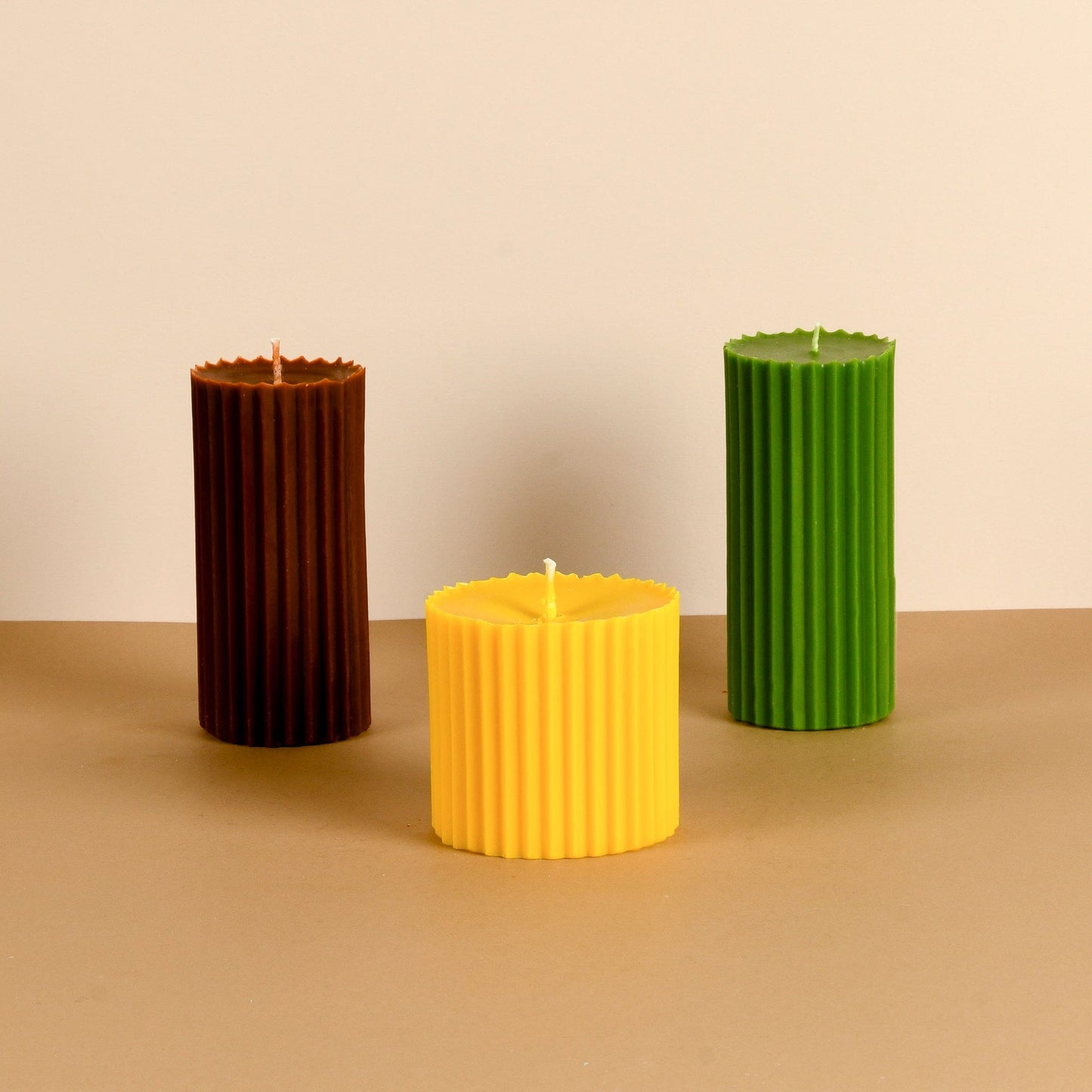 Set of 3 - Multicolour Belief & Faith candles