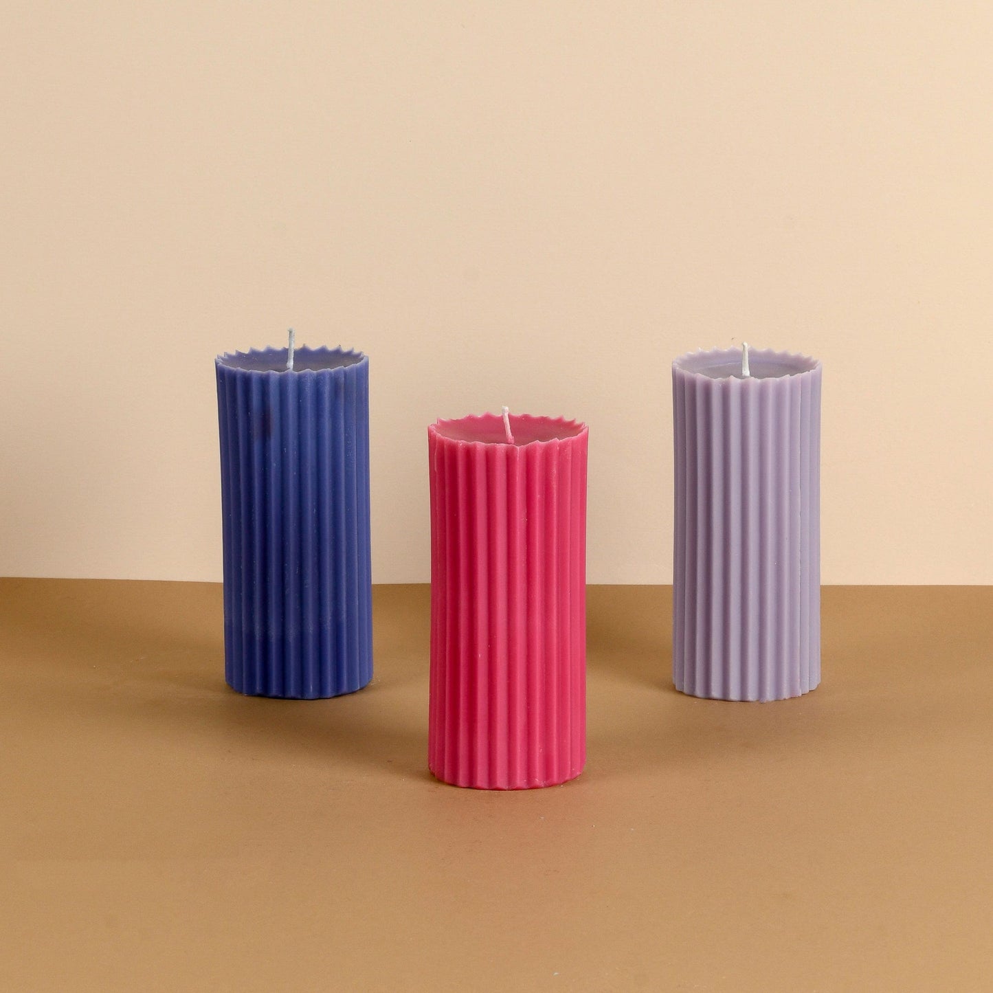 Set of 3 - Multicolour Belief Candles