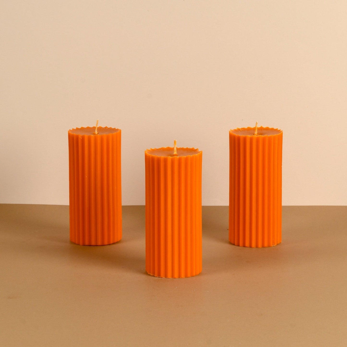 Combo of 3 Powder Blue 'Belief' Candles - Oceanic Mist Scented