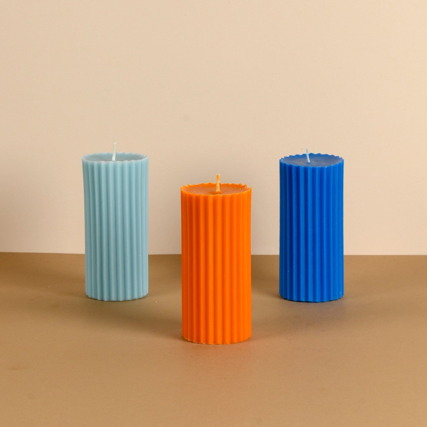 Set of 3 - Multicolour Belief Candles