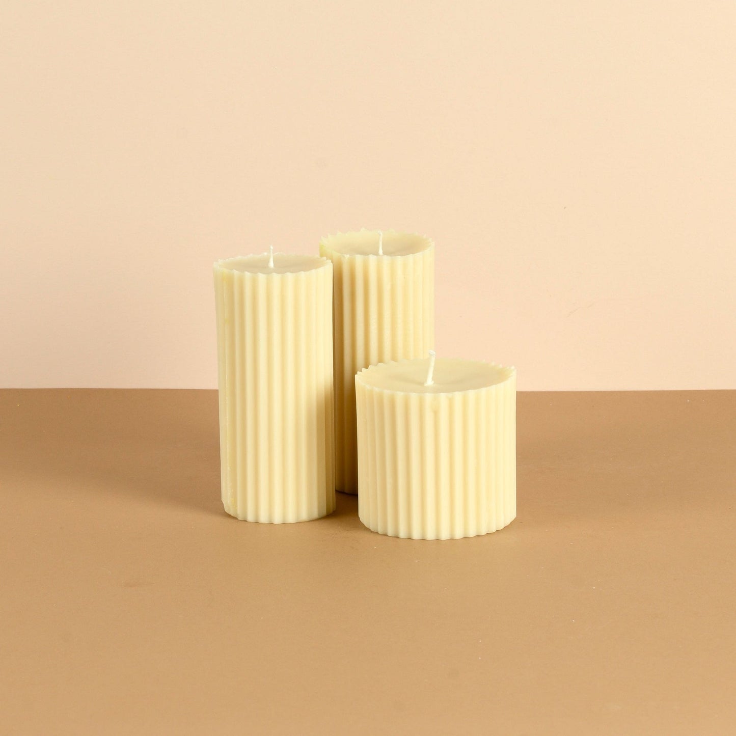 Combo of 2 'Belief' & 1 'Faith' Scented Candles - Vanilla Sunshine Scented