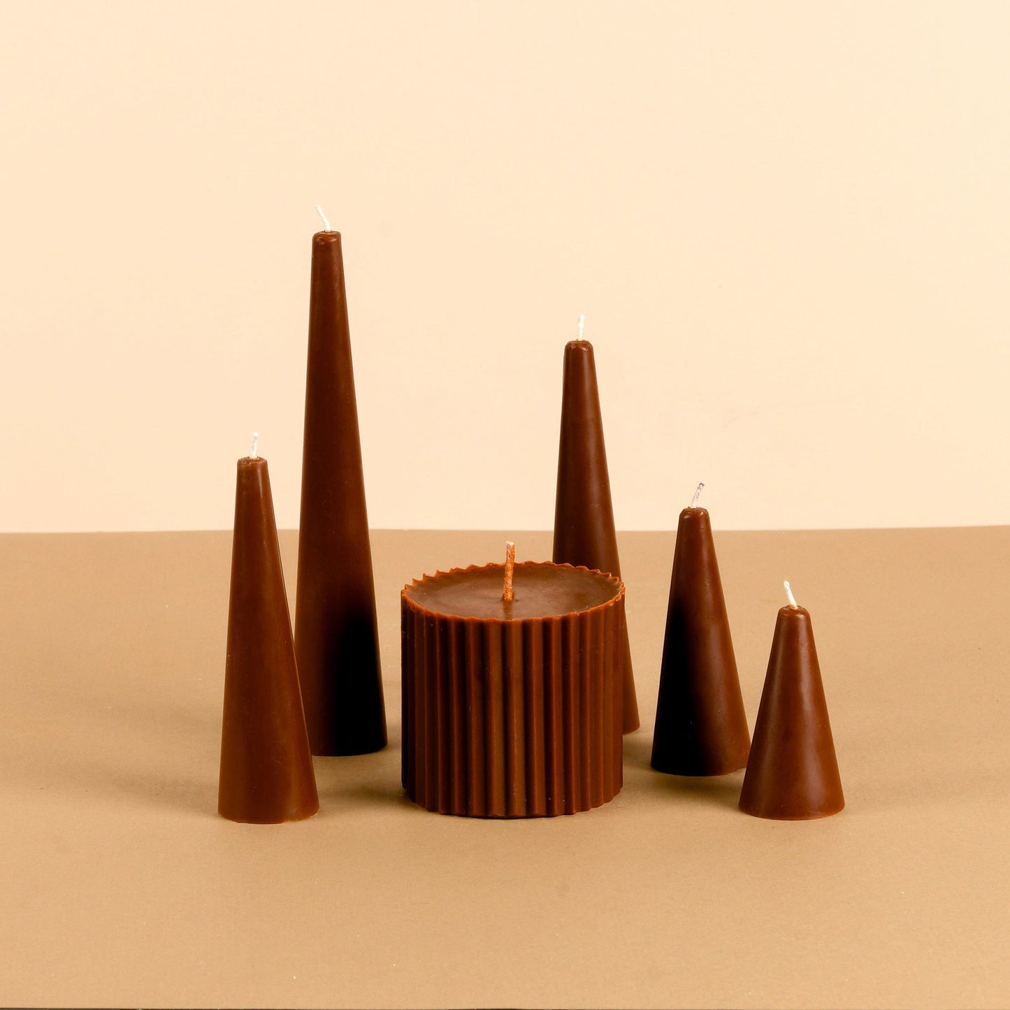 Infinity Set of 6 Violet Candles - San Rose Scented