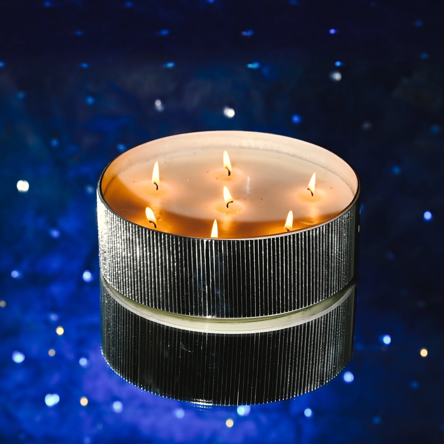 Chandni- Gift set of 5 Mirror Mosaic Candles