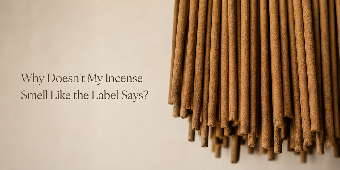 Why Doesn't My Incense Smell Like the Label Says?