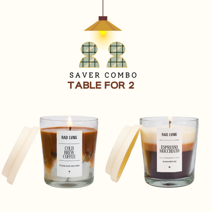 Table for 2 - Candle Café Combo - 2*Grande (350g)