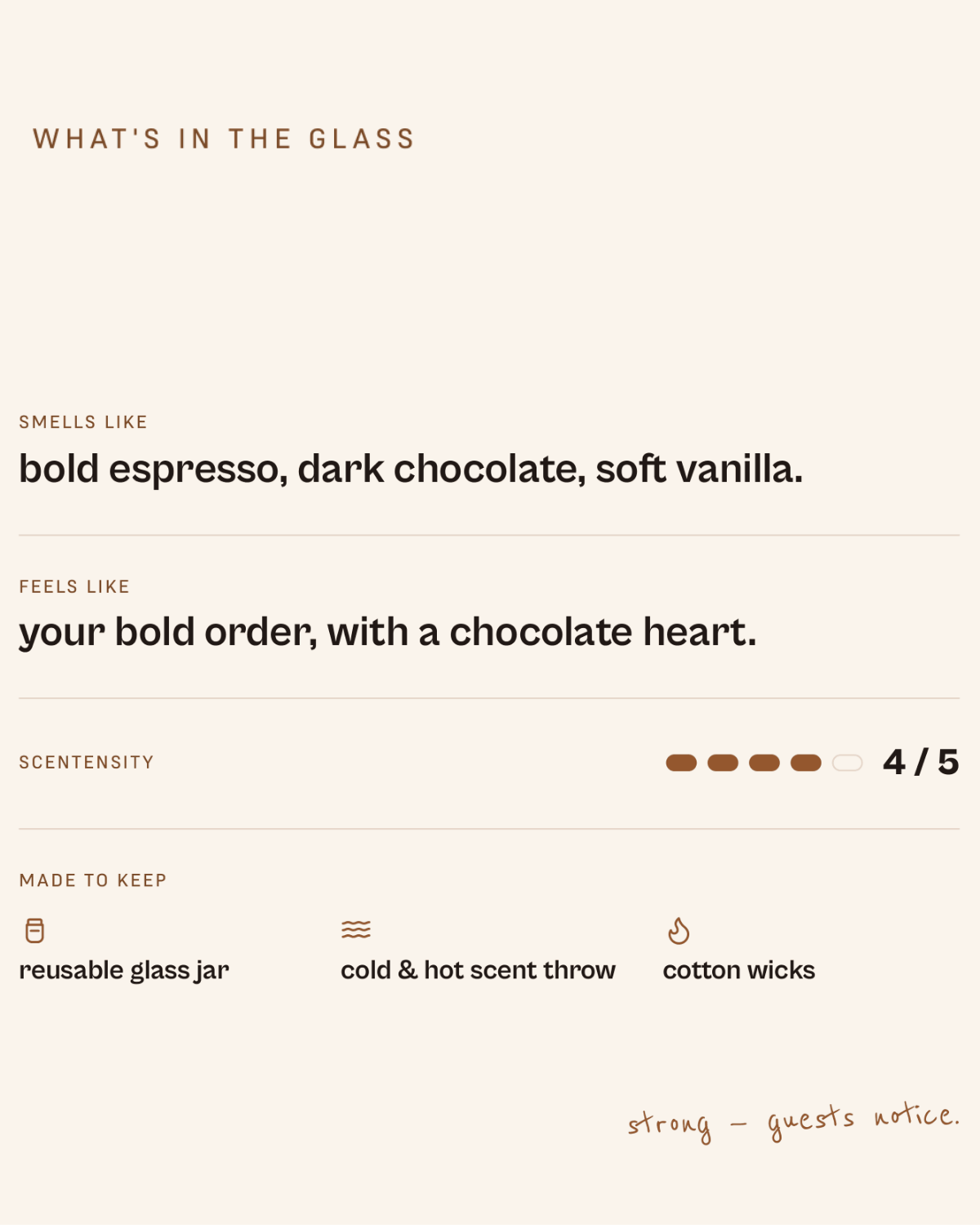 Espresso Mocchiato - Grande