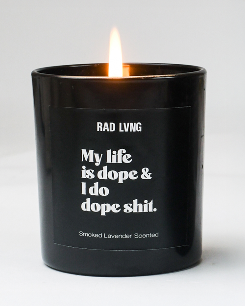 Fly 1 Musky Lemonade Scented Candle in yellow jar with zesty citrus and musky notes for cozy ambiance 