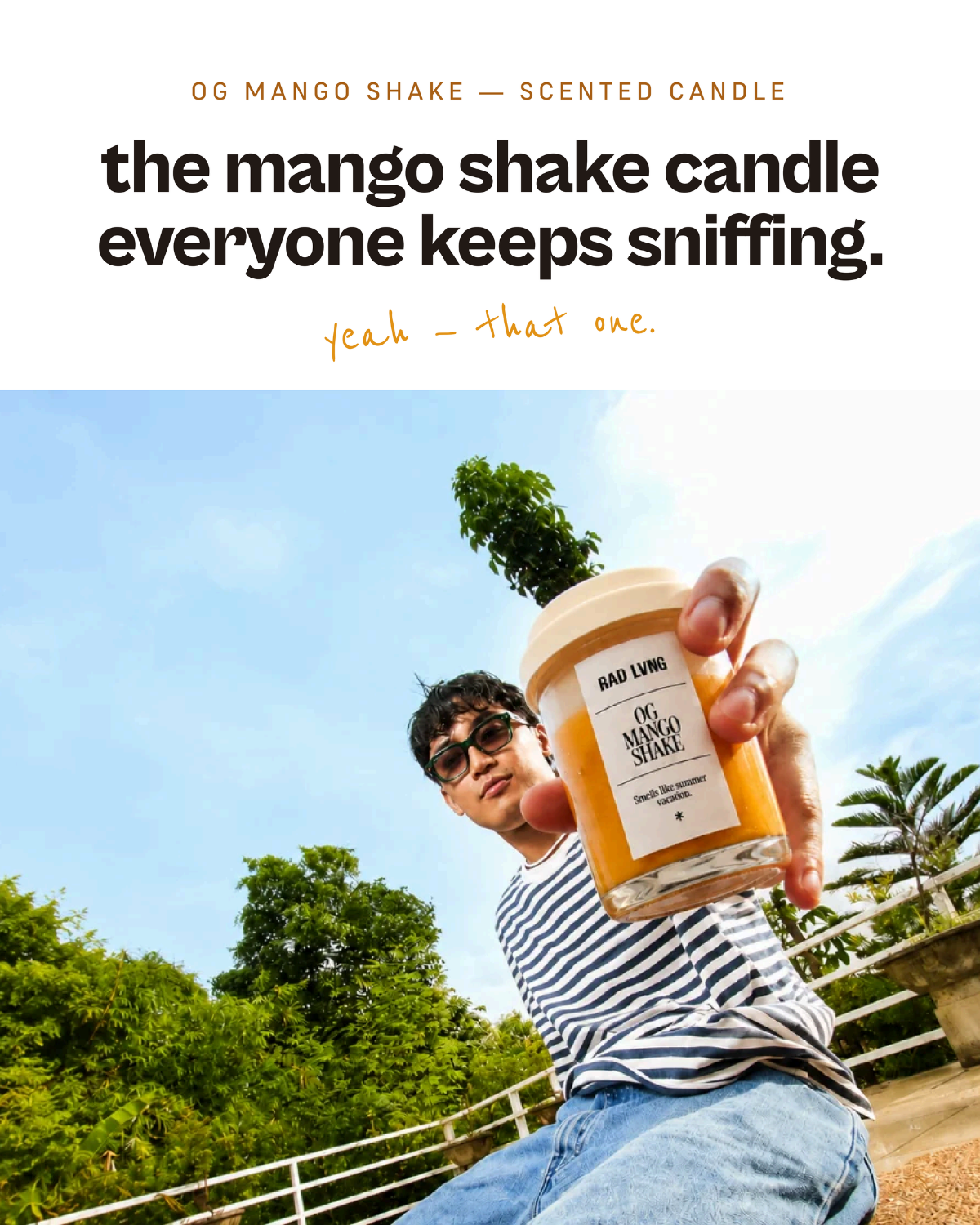 OG Mango Shake Candle - Mango Scented