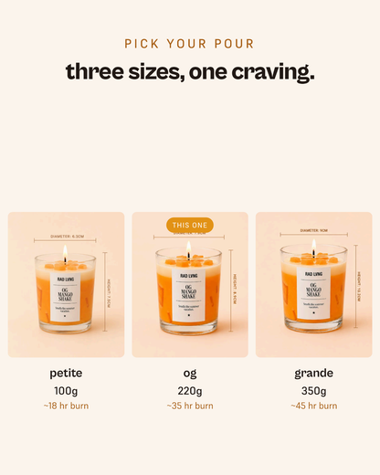 OG Mango Shake Candle - Mango Scented