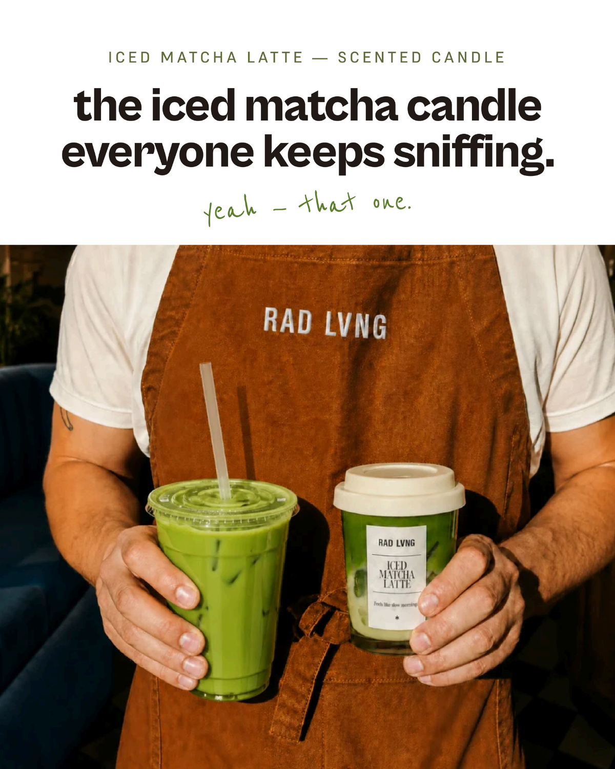 Iced Matcha Latte - Matcha Scented Candle