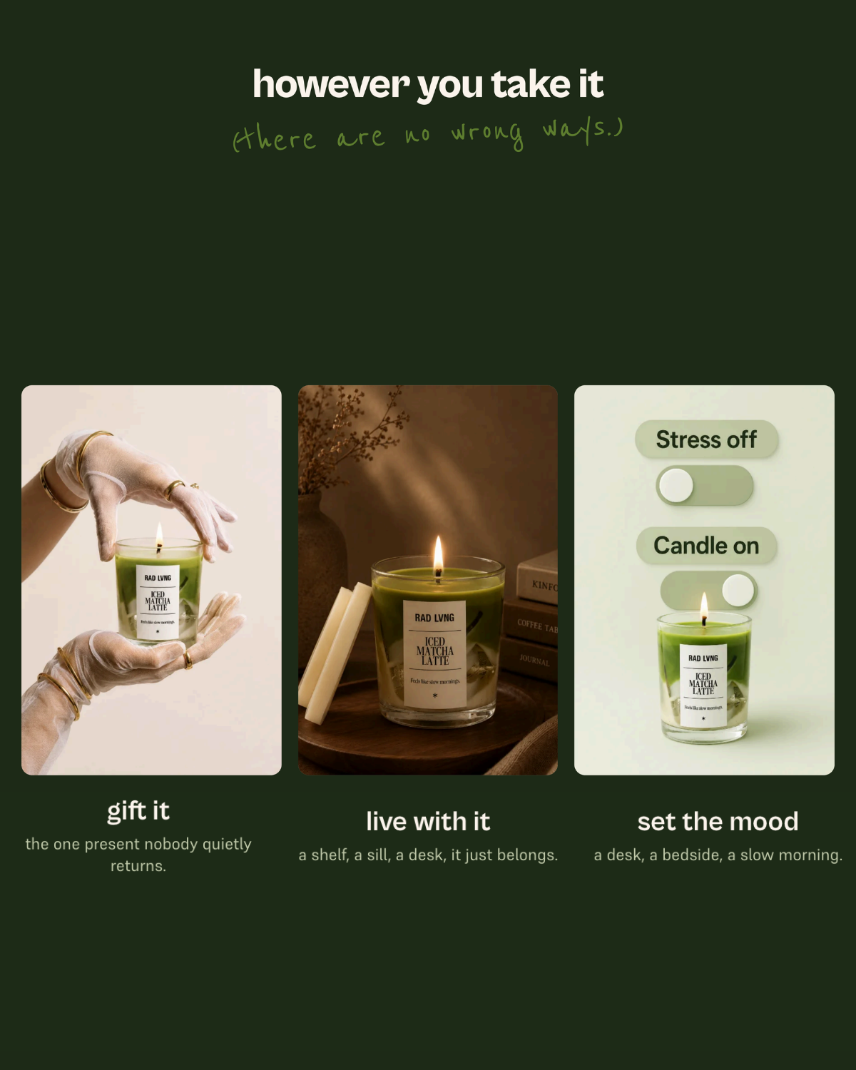 Iced Matcha Latte - Matcha Scented Candle