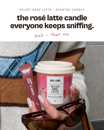 Velvet Rose Latte - Scented Candle
