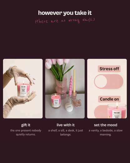 Velvet Rose Latte - Scented Candle
