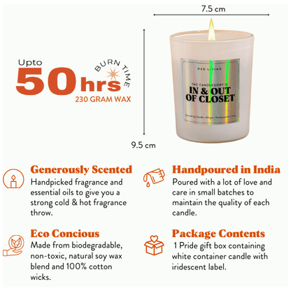 In & Out Of Closet Candle
