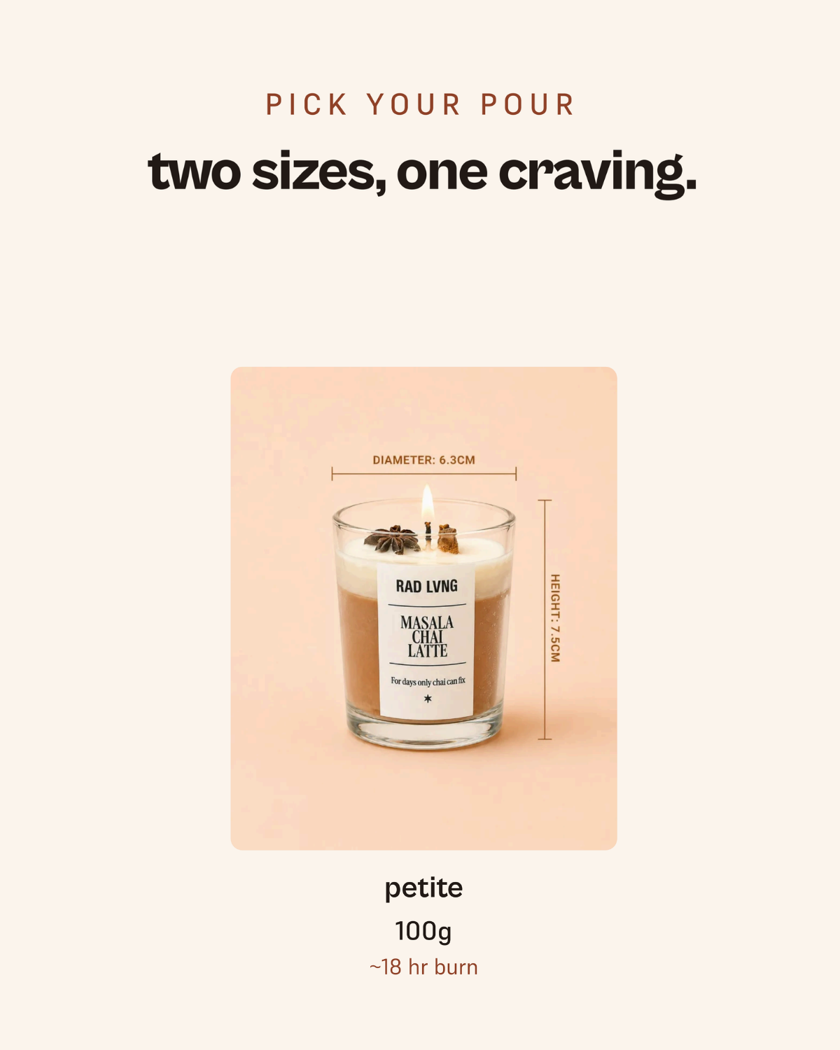 Masala Chai Latte - Scented Candle