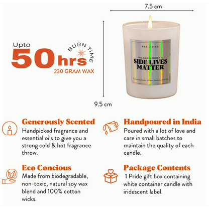 Side Lives Matter Candle