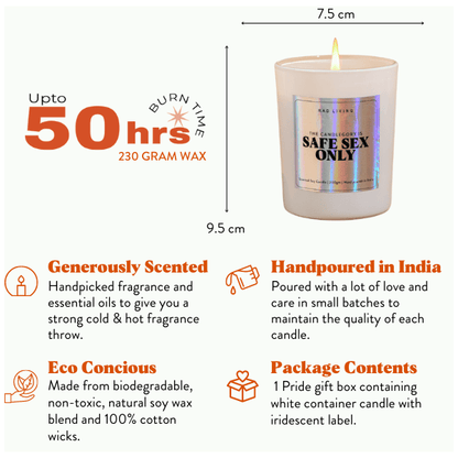 Safe Sex Only Candle
