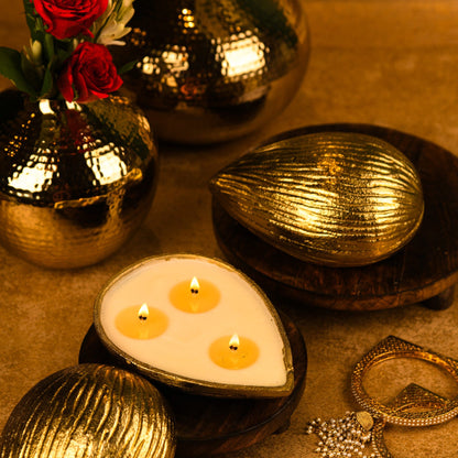 Badaam - Double Wick Candle