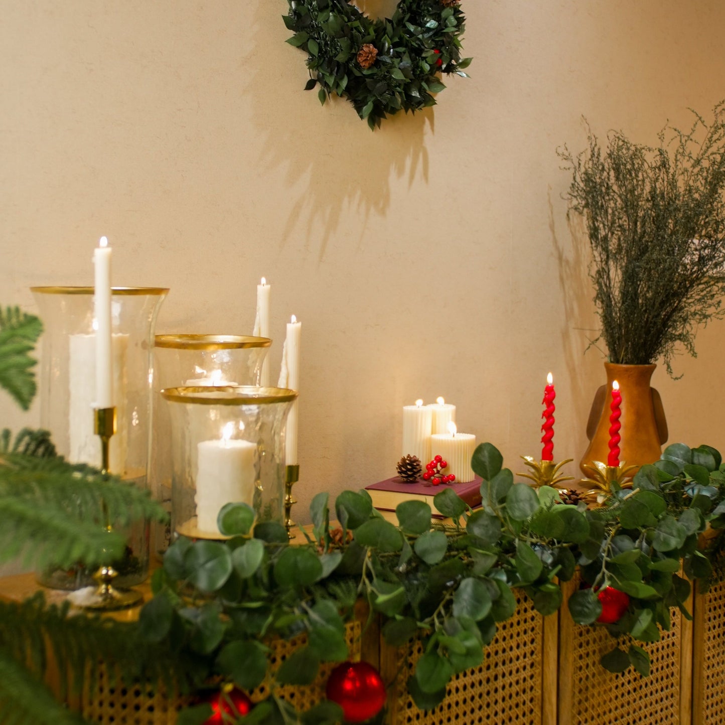 Holiday Foyer Styling Set | Christmas Decor Special Saver Combo