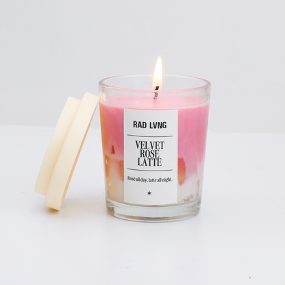 Velvet Rose Latte - Scented Candle
