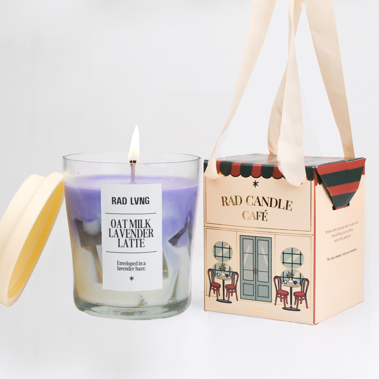 Oat Milk Lavender Latte - Scented Candle