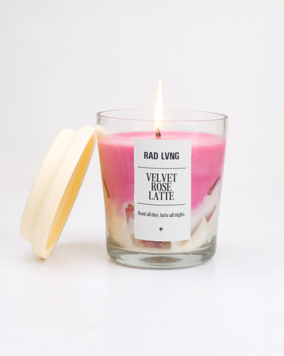 Velvet Rose Latte - Scented Candle