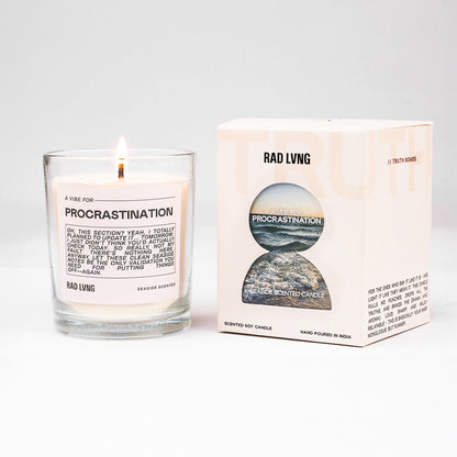 Procrastination - Seaside Scented Candle