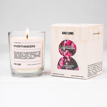 Overthinkers - Carnations Scented Candle