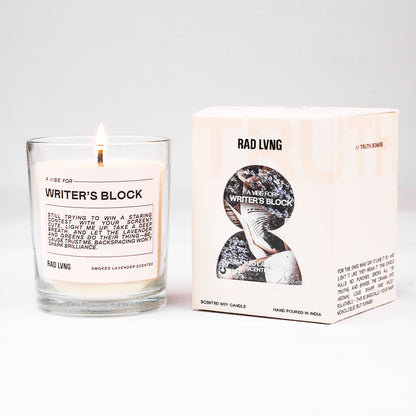 Writer's Block - Smoked Lavender Scented