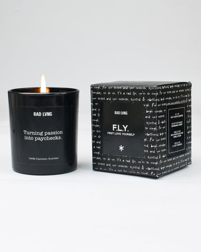 FLY #17 - Vanilla Espresso Scented Candle