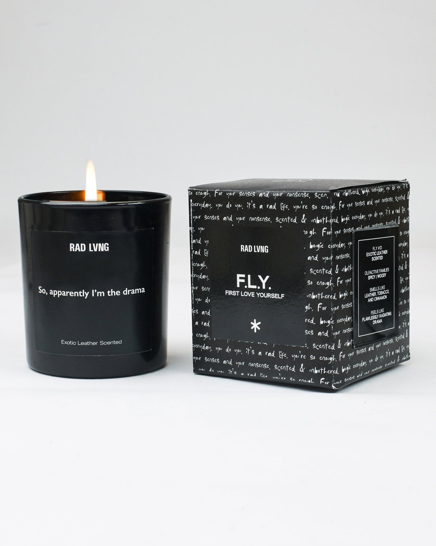 FLY #13 - Exotic Leather Scented Candle